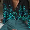 New Striped Colorful Women's Cardigan Top