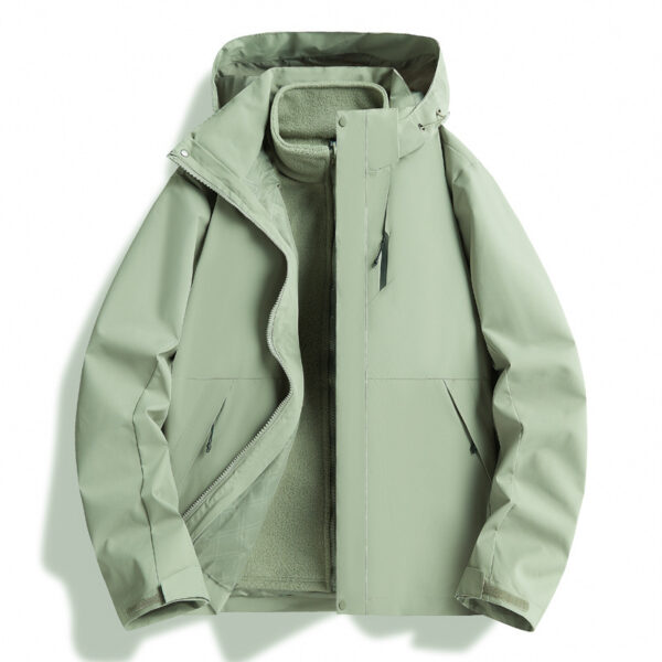 Three-in-one Fleece-lined Thick Coat For Couples