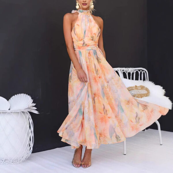 32243b06-c3ce-42e4-8087-ab7502f36296.jpg Women's Clothing Vacation Style Sleeveless Printed Backless Dress